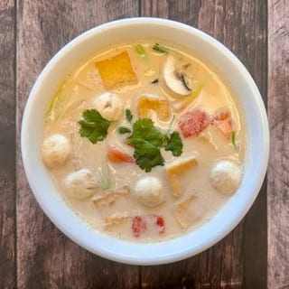 TOM KHA DUMPLING SOUP